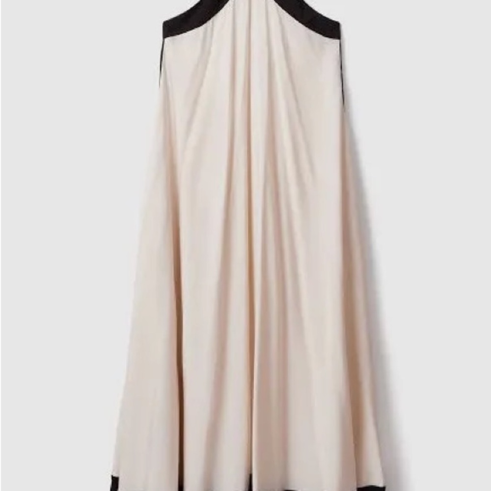 Reiss Women's Aubree Relaxed-Fit Colourblock Maxi Dress size 4